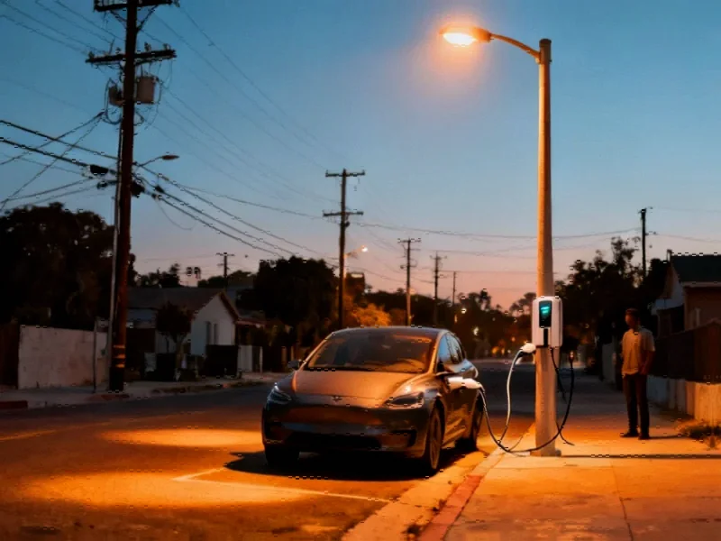 Streetlight EV Chargers: The Urban Infrastructure Revolution